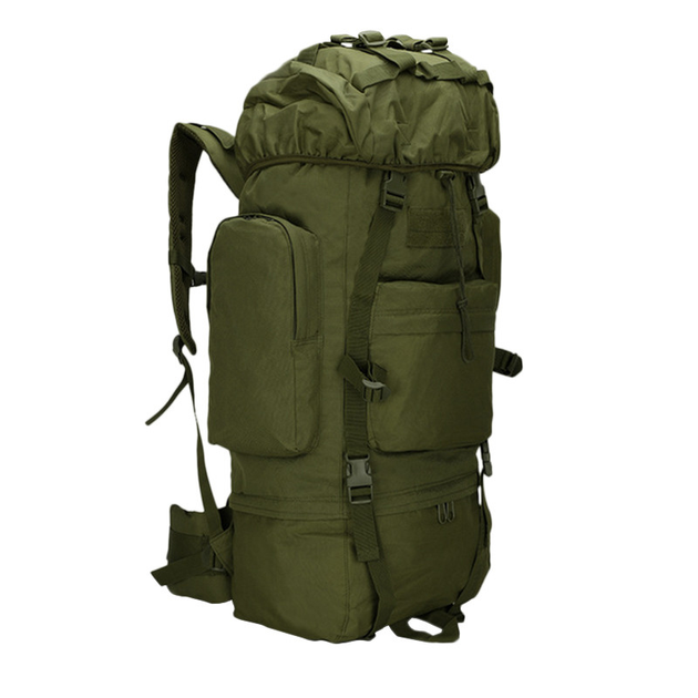 Рюкзак тактичний AOKALI Outdoor A21 65L Green армійська сумка - зображення 1