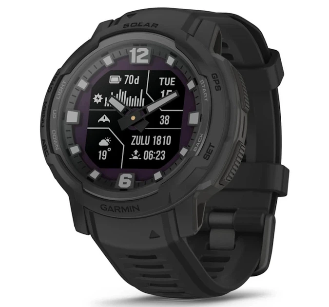 Смарт-часы Garmin Instinct Crossover Solar Tactical Edition, Black (010-02730-00) - зображення 12