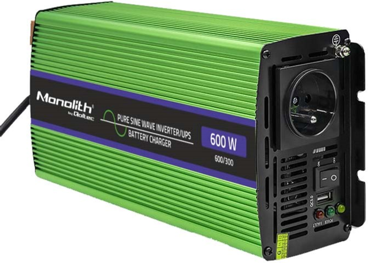 Przetwornica Qoltec Monolith 300/600 W (5901878519401) - obraz 3
