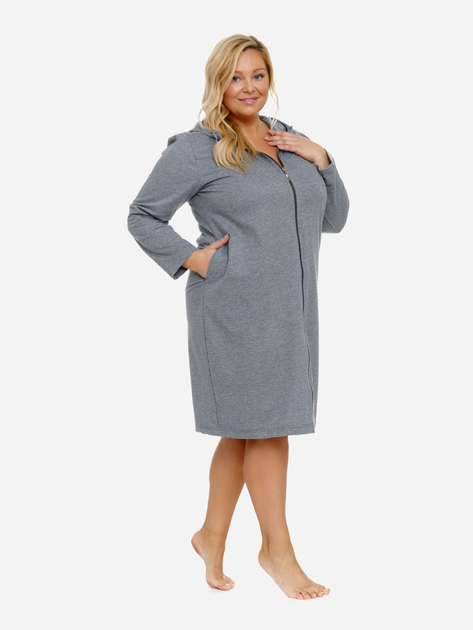 Халат Doctor Nap SMZ.9708 1429190 XL Dark Grey (5902701180140) - зображення 3