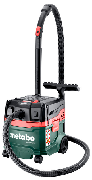 Пылесос строительный Metabo ASA 20 L PC – фото, отзывы, характеристики ...