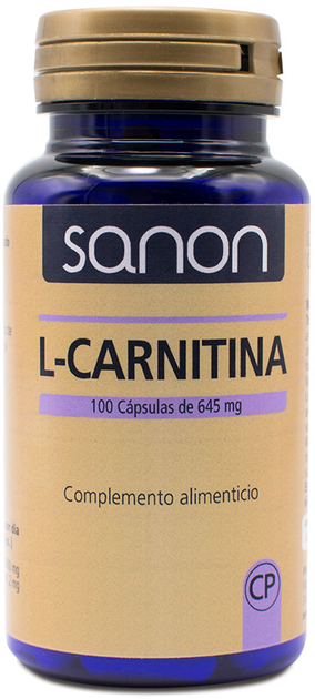 Амінокислота Sanon L-карнітин 645 мг 100 капсул (8437013869263) - зображення 1