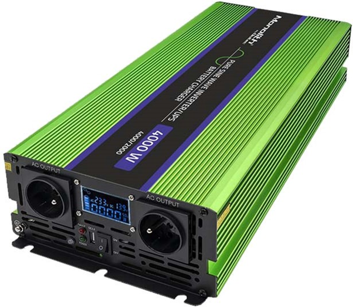 Інвертор Qoltec Monolith 2000/4000 Вт (5901878519432) - зображення 3