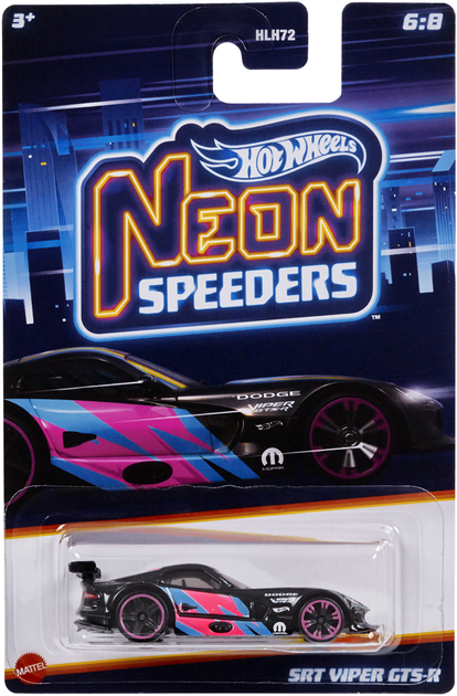 Тематическая машинка Hot Wheels Неоновые гоночные в ассортименте 1