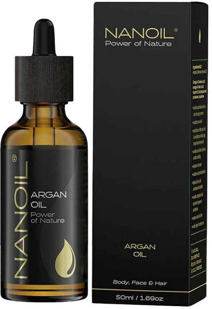 Olejek do ciała Nanoil Nanolash Power Of Nature Argan Oil 50 ml (5905669547123) - obraz 1