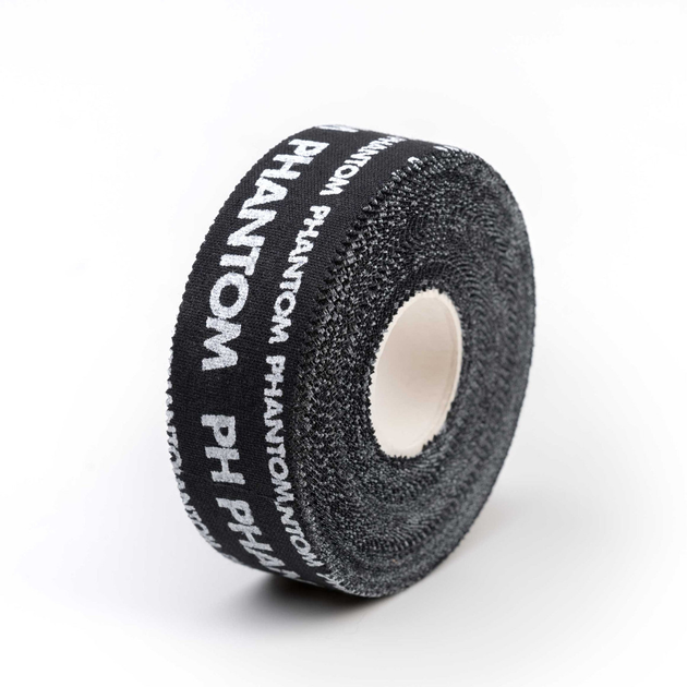 Тейп спортивный премиальный для единоборств и фитнеса Phantom Sport Tape Black (2,5cmx13,7m) TR_PHACC2075-S - изображение 1