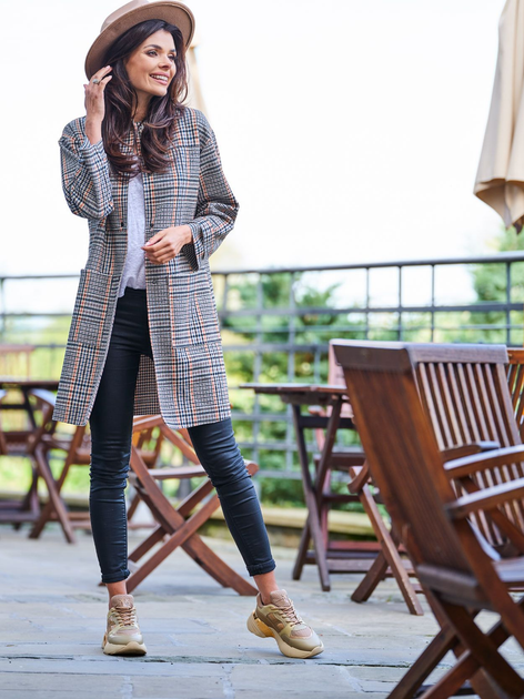 Пальто Awama A367 212864 S-M Navy Blue (5902360550285) - зображення 13