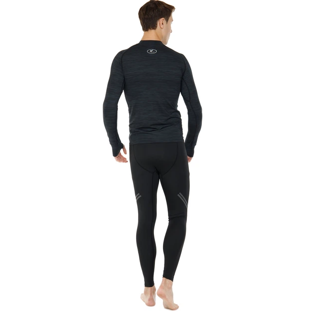Рашгард мужской с длинным рукавом лонгслив Jason B001 размер XL (48-50) Black - изображение 9