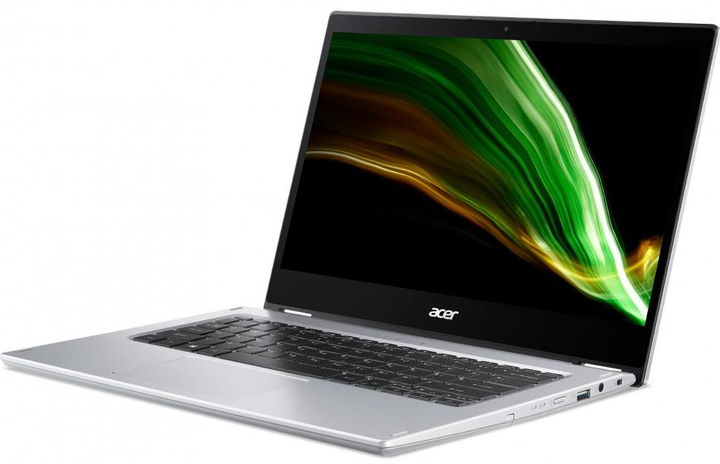 Ноутбук 14" Acer Spin SP114-31-C96T Intel Celeron N5100 RAM 4GB eMMC 128GB 10год батарея Win10 Алюмінієвий корпус (UKR) Б/В - зображення 5