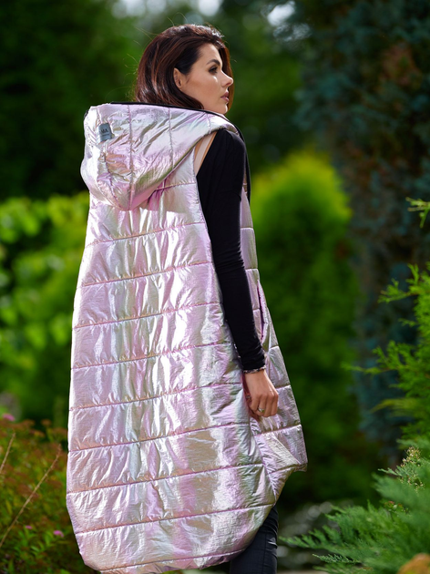 Bezrękawnik damski pikowany Awama A386 212931 L/XL Różowy (5902360551978) - obraz 12