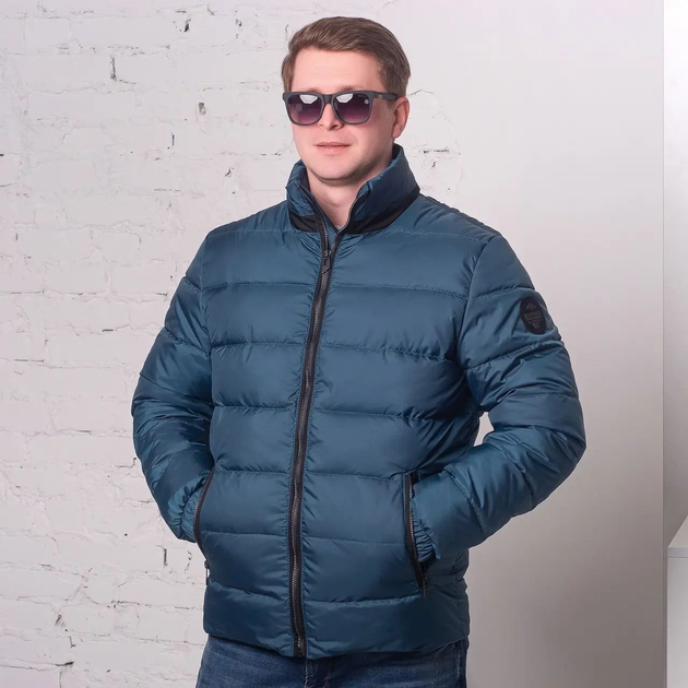 Мужская куртка большого размера демисезонная UF-Fashion Uf 28 56 волна ...