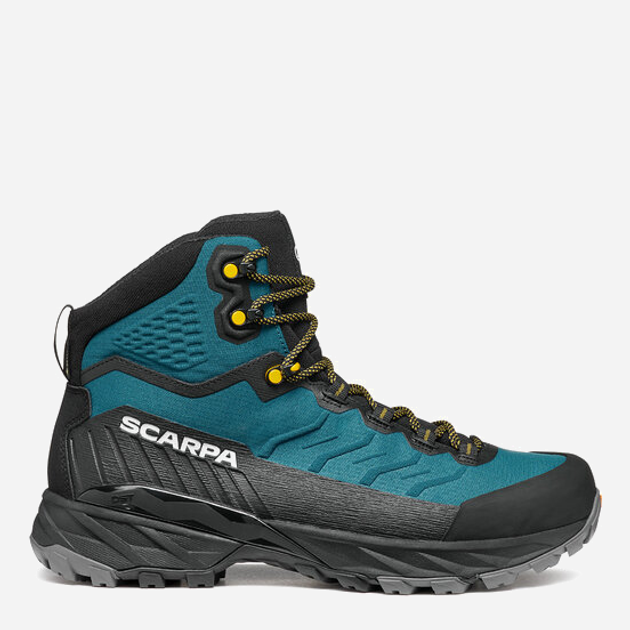 Акція на Чоловічі черевики для трекінгу високі з Gore-Tex Scarpa Rush Trk Lt Gtx 63141-200 42.5 (8 1/2UK) 27.5 см Petrol-Mustard від Rozetka