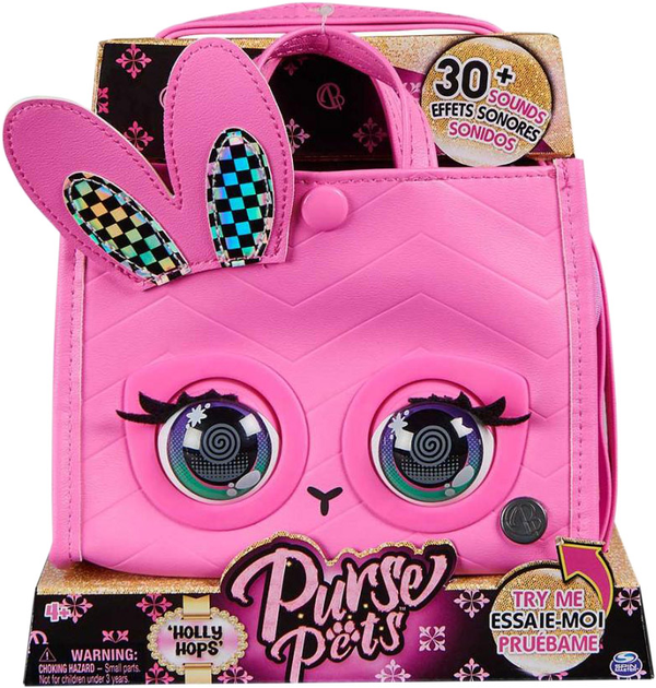 Интерактивная сумочка-шопер Spin Master Purse Pets Банни (SM26700/0863 ...