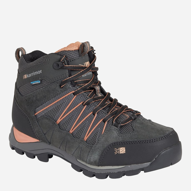Zimowe buty trekkingowe damskie niskie Karrimor Pinnacle Mid Ladies Weathertite K1097-BPK 41 (7UK) 25.5 cm Czarno-różowe (5017272013855) - obraz 2