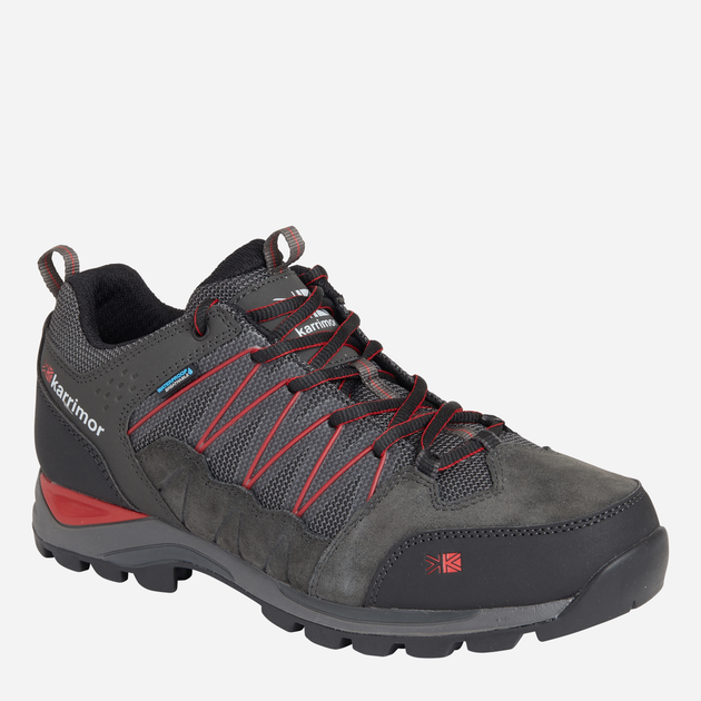 Buty sportowe trekkingowe męskie z membraną Karrimor Pinnacle Low Weathertite K1098-BKR 44 (10UK) 28.5 cm Czarny/Czerwony (5017272013800) - obraz 2