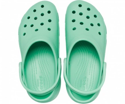 Женские кроксы Crocs Classic Platform Clog M8W10-41-26.5 см Jade Stone 206750 - изображение 4