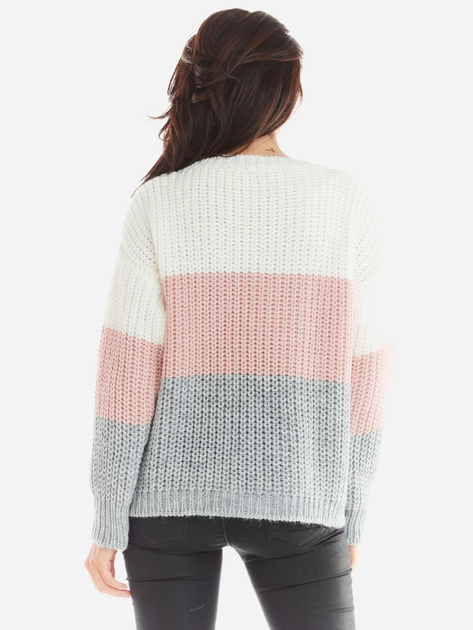 Пуловер жіночий Awama A390 212944 One Size Рожевий (5902360549920) - зображення 2