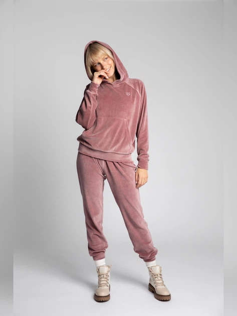 Bluza damska z kapturem LaLupa LA013 381178 S-M Różowa (5903887606981) - obraz 3