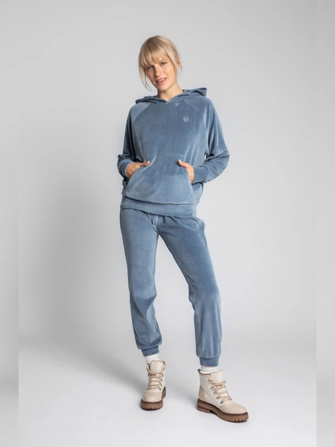 Bluza damska z kapturem LaLupa LA013 381181 S-M Niebieski (5903887607070) - obraz 4