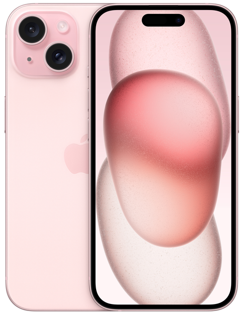 Мобільний телефон Apple iPhone 15 256GB Pink (MTP73RX/A) - зображення 1