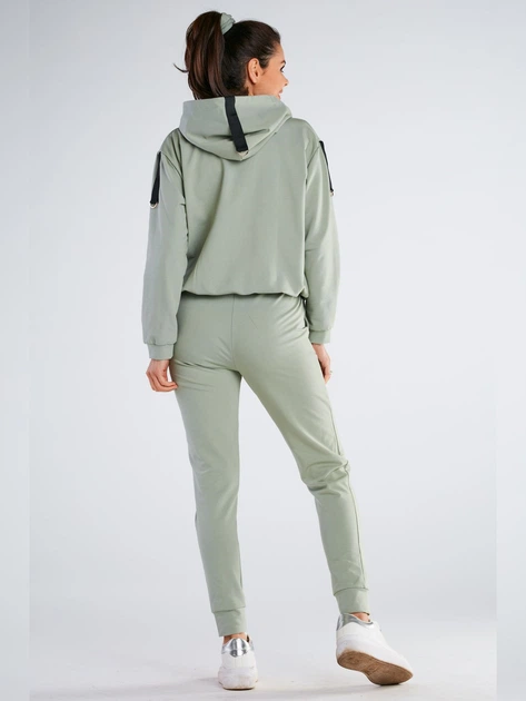 Bluza damska z kapturem kangurka Infinite You M248 1104149 L-XL Miętowa (5902360555563) - obraz 4