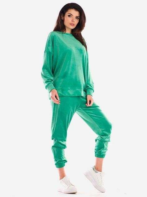 Світшот жіночий Awama A410 1132539 One Size Зелений (5902360552272) - зображення 6