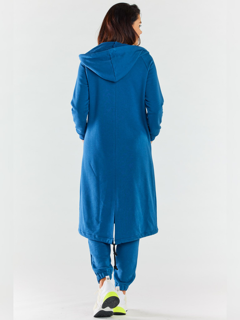 Толстовка на блискавці з капюшоном жіноча Infinite You M278 1220625 L-XL Синя (5902360561328) - зображення 2