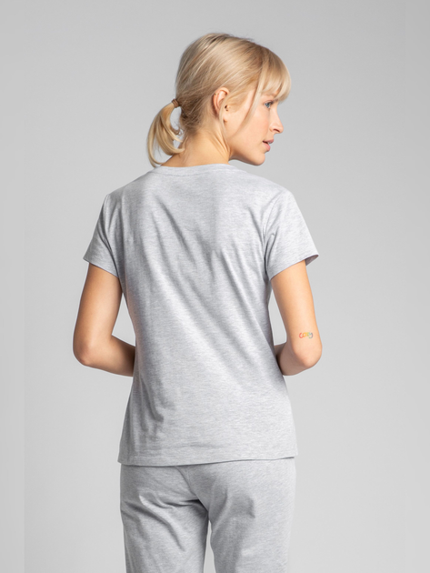 Піжамна футболка LaLupa LA014 381185 S Light Grey (5903887607254) - зображення 2