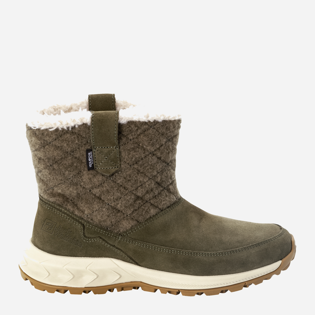 Śniegowce damskie niskie ocieplane Jack Wolfskin Queenstown Texapore Boot W 4053551-4282 38 (5UK) 23.8 cm Khaki (4064993482706) - obraz 1