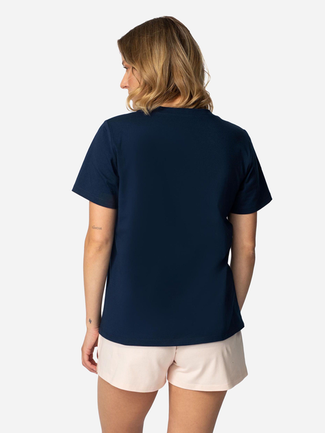 Піжамна футболка LaLupa LA109 1223038 S Navy Blue (5903887675574) - зображення 2