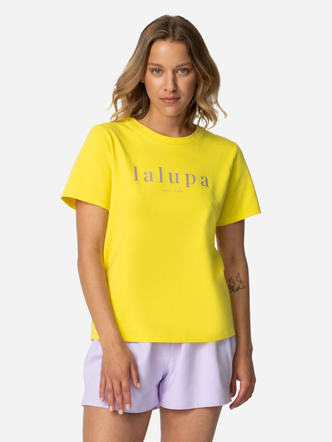 Koszulka od piżamy LaLupa LA109 1223040 S Żółta (5903887675673) - obraz 1