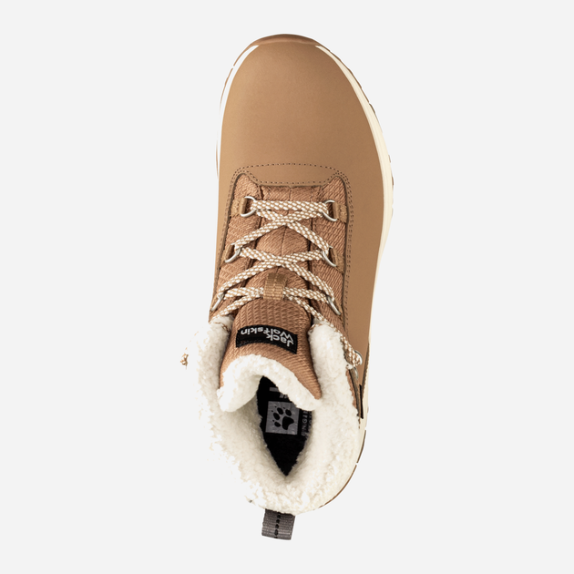 Zimowe trzewiki damskie ocieplane Jack Wolfskin Everquest Texapore Mid W 4053581-5601 40 (6.5UK) 25 cm Jasnobrązowe (4064993835939) - obraz 5