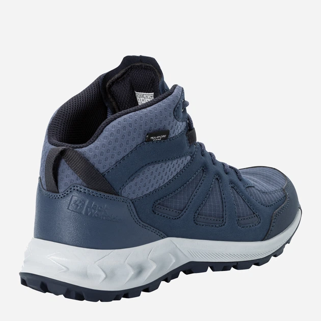 Buty trekkingowe damskie niskie Jack Wolfskin Woodland 2 Texapore Mid W 4051331-1388 36 (3.5UK) 22.5 cm Grafitowe (4064993716252) - obraz 4