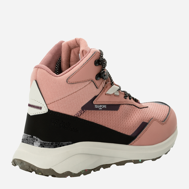 Buty trekkingowe damskie wysokie Jack Wolfskin Dromoventure Texapore Mid W 4059651-5165 41 (7.5UK) 25.9 cm Różowe (4064993914139) - obraz 4