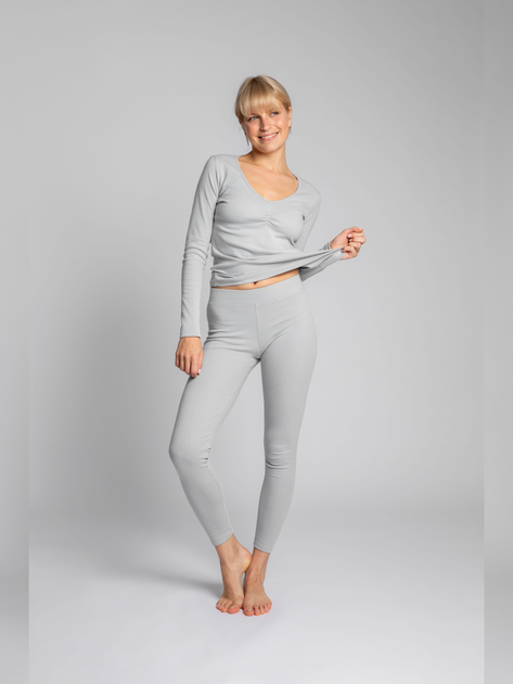 Legginsy sportowe damskie LaLupa LA035 381281 S Jasnoszare (5903887611817) - obraz 3