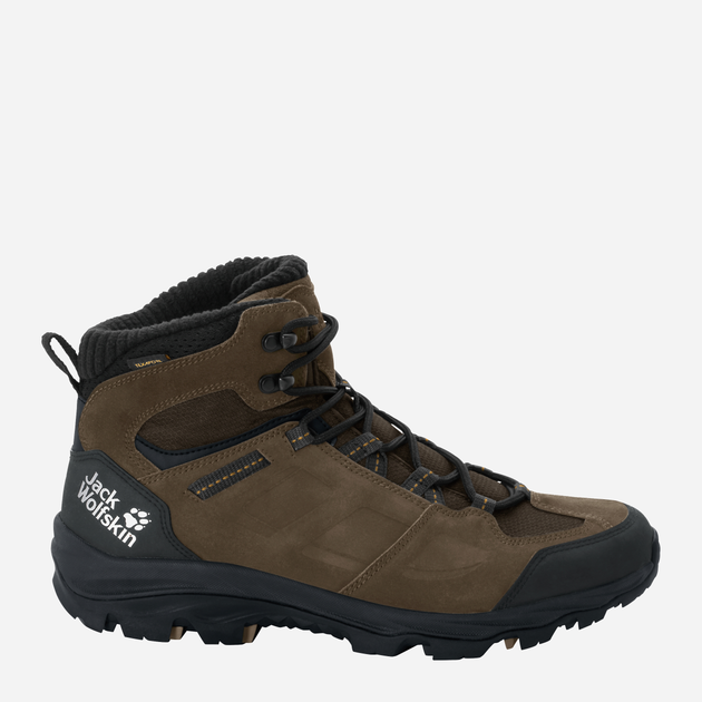 Zimowe buty trekkingowe męskie wysokie Jack Wolfskin Vojo 3 Wt Texapore Mid M 4042391-5298 39.5 (6UK) 24.2 cm Brązowe (4060477903002) - obraz 1