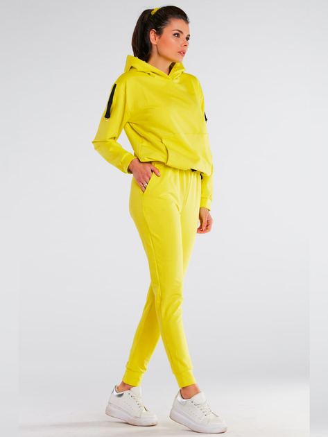Spodnie dresowe damskie Infinite You M249 1104152 L-XL Żółte (5902360555648) - obraz 5