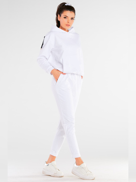 Spodnie dresowe damskie Infinite You M250 1104156 L-XL Białe (5902360555723) - obraz 5