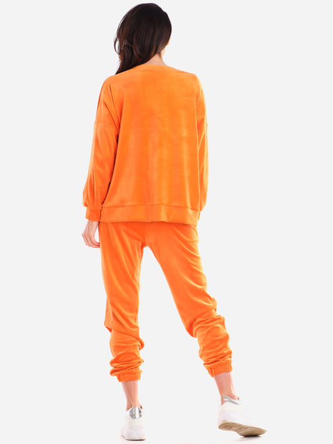 Spodnie dresowe damskie Awama A411 1132542 XL Pomarańczowe (5902360553170) - obraz 2