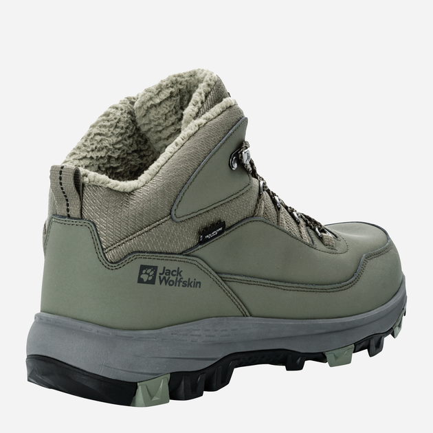 Zimowe buty trekkingowe męskie niskie Jack Wolfskin Everquest Texapore Mid M 4053611-4550 45 (10.5UK) 28 cm Oliwkowe (4064993836608) - obraz 4