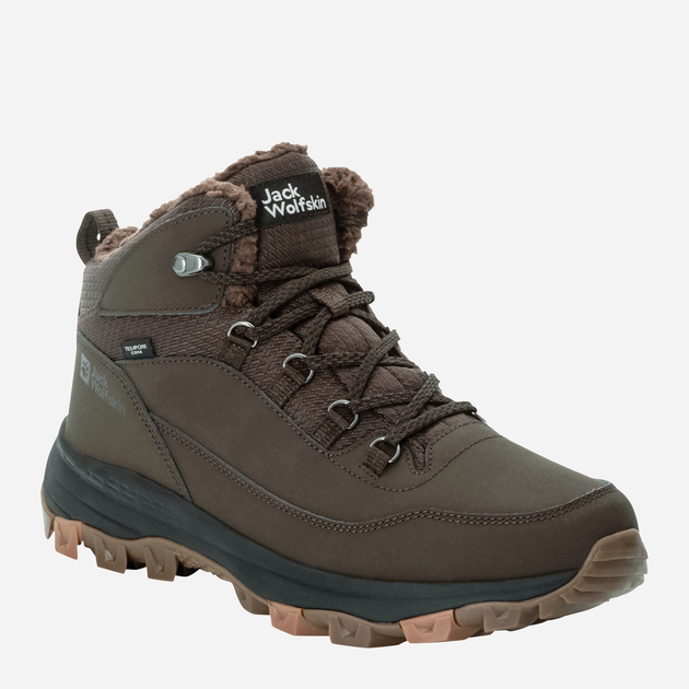 Zimowe buty trekkingowe męskie niskie Jack Wolfskin Everquest Texapore Mid M 4053611-5719 44 (9.5UK) 27.2 cm Ciemnobrązowe (4064993836738) - obraz 2