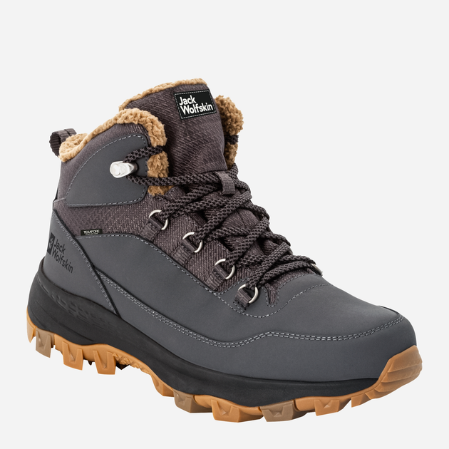 Чоловічі зимові черевики Jack Wolfskin Everquest Texapore Mid M 4053611-6326 45 (10.5UK) 28 см Темно-сірі (4064993582505) - зображення 2