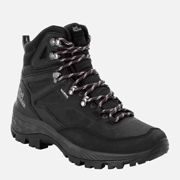 Letnie buty trekkingowe męskie wysokie Jack Wolfskin Rebellion Guide Texapore Mid M 4053791-6000 44.5 (10UK) 27.6 cm Czarne (4064993488432) - obraz 2