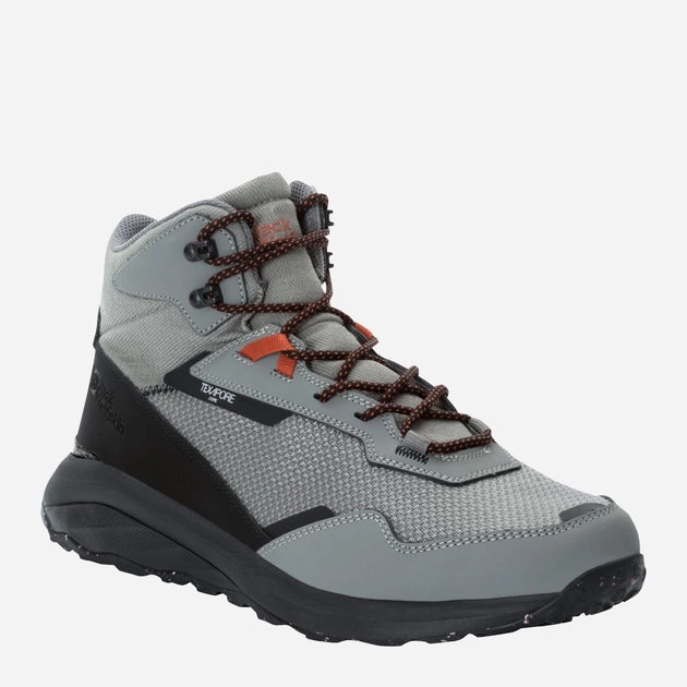 Чоловічі черевики Jack Wolfskin Dromoventure Texapore Mid M 4059661-6185 44.5 (10UK) 27.6 см Сірі (4064993914665) - зображення 2