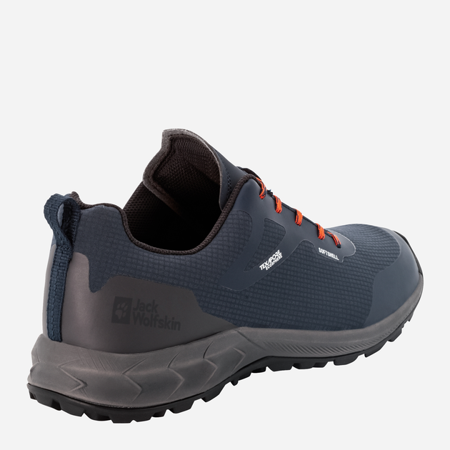 Buty trekkingowe męskie z membraną Jack Wolfskin Woodland Shell Texapore Low M 4054041-1010 42 (8UK) 25.9 cm Ciemnogranatowe (4064993491494) - obraz 4