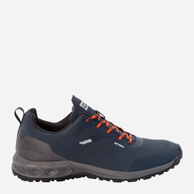 Buty sportowe trekkingowe męskie z membraną Jack Wolfskin Woodland Shell Texapore Low M 4054041-1010 48 (13UK) 30.1 cm Ciemnogranatowe (4064993491593) - obraz 1