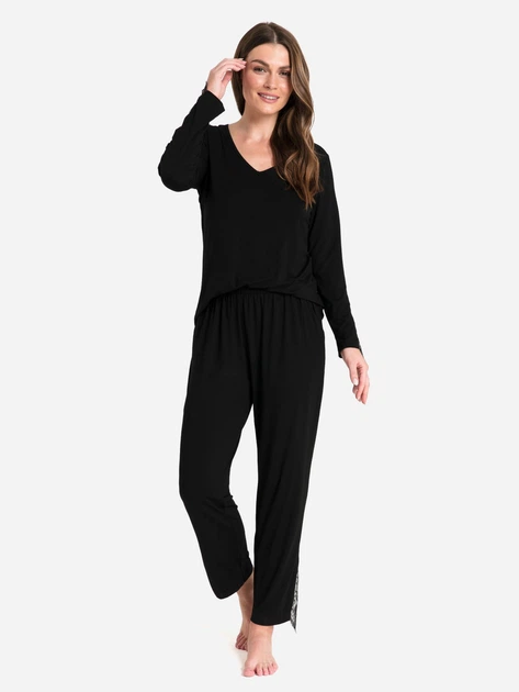 Spodnie od piżamy damskie LaLupa LA073 1104409 XL Czarne (5903887646864) - obraz 3