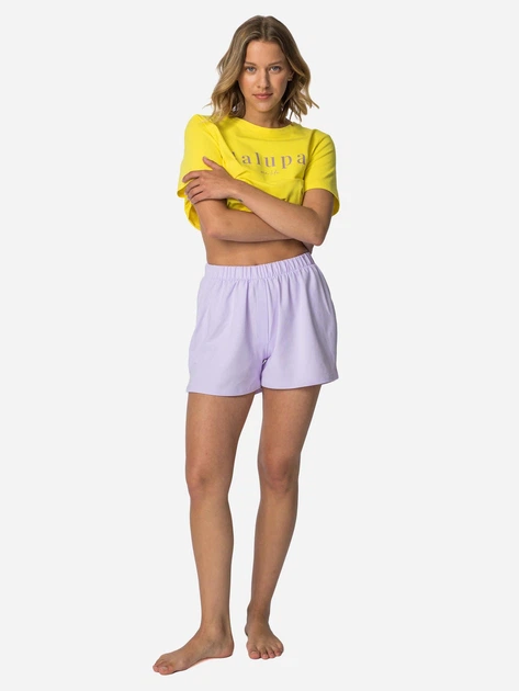 Szorty piżamowe damskie LaLupa LA110 1223042 L Wrzosowe (5903887675758) - obraz 3