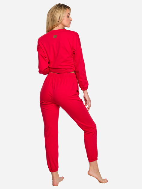 Spodnie od piżamy LaLupa LA123 1223098 M Czerwony (5903887689984) - obraz 2