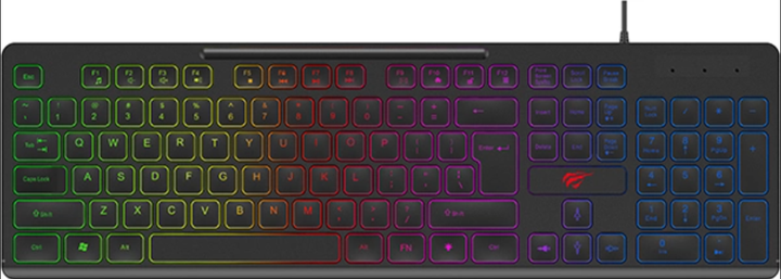 Игровая клавиатура с проводом Havit HV-KB275L USB Black - изображение 1